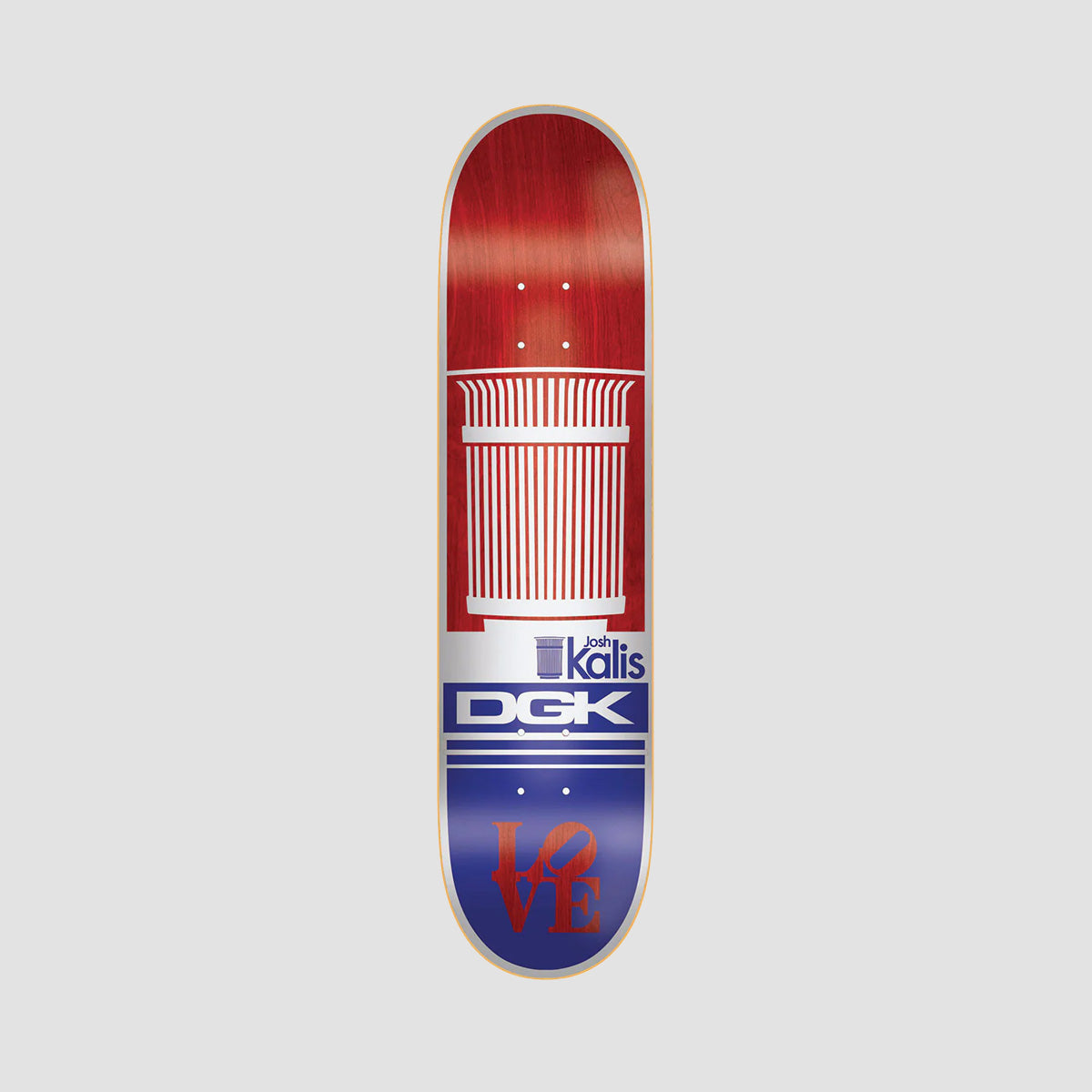 DGK Heritage Kalis Skateboard Deck - 8.06"