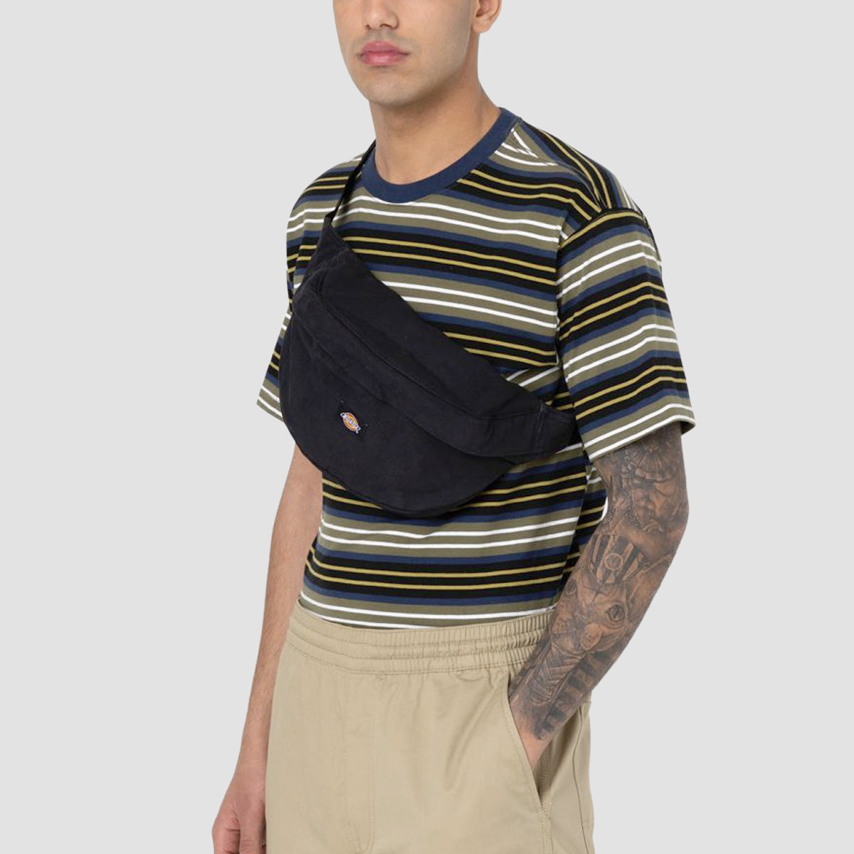 Dickies Duck Canvas Cross Body Bag Black