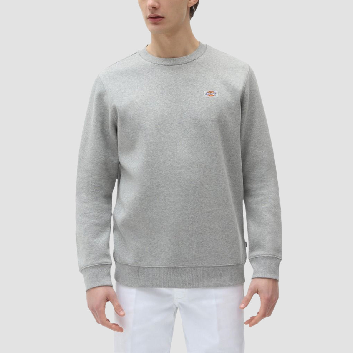 Dickies Oakport Crew Sweatshirt Heather Grey
