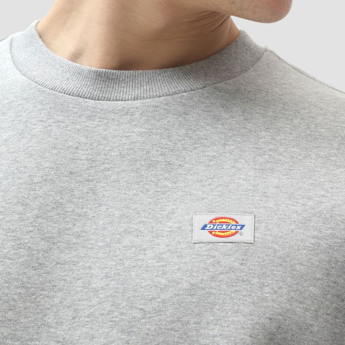 Dickies Oakport Crew Sweatshirt Heather Grey