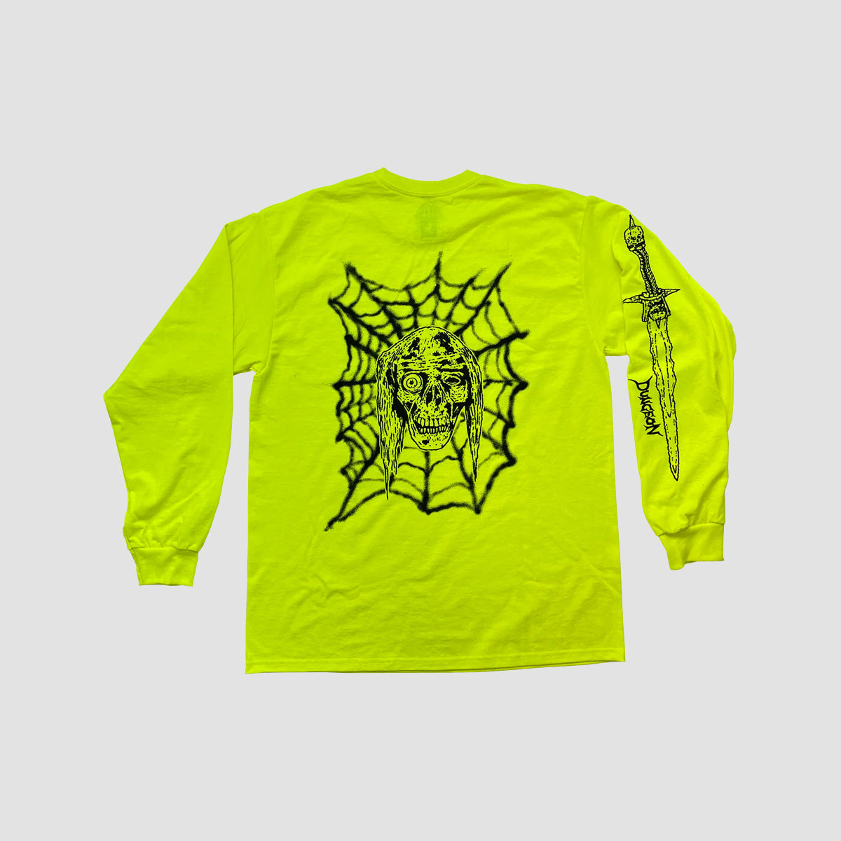 Dungeon Severed Survival Longsleeve T-Shirt Safety Yellow