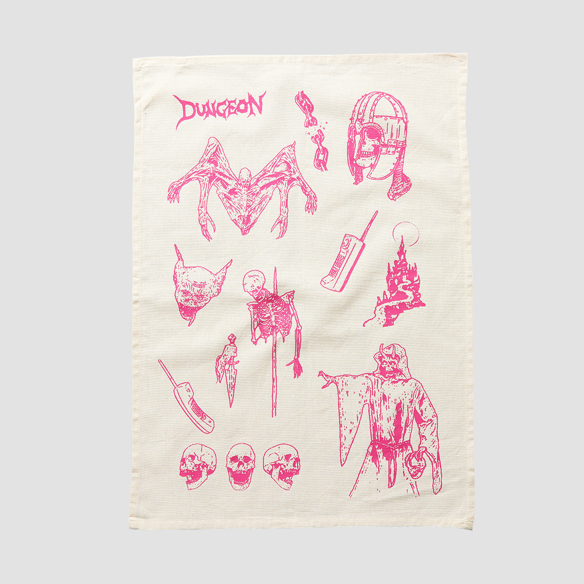 Dungeon Tea Towel Natural