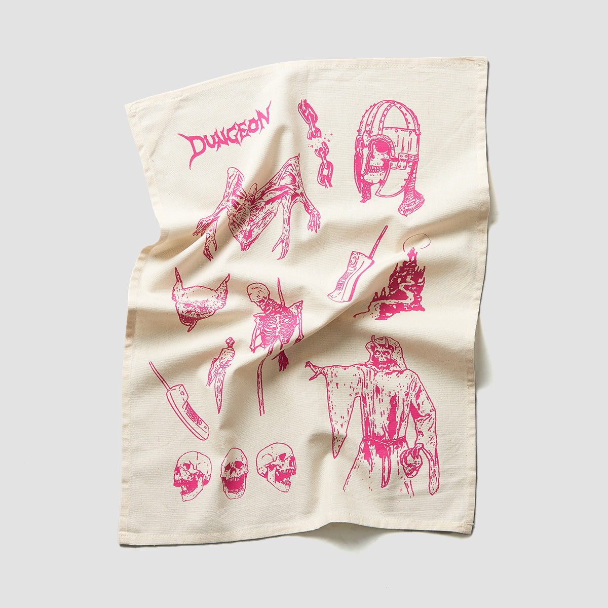 Dungeon Tea Towel Natural