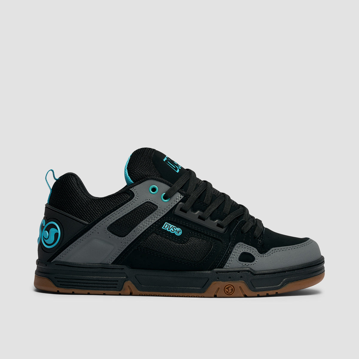 DVS Comanche Shoes Black/Turquoise/Gum Nubuck