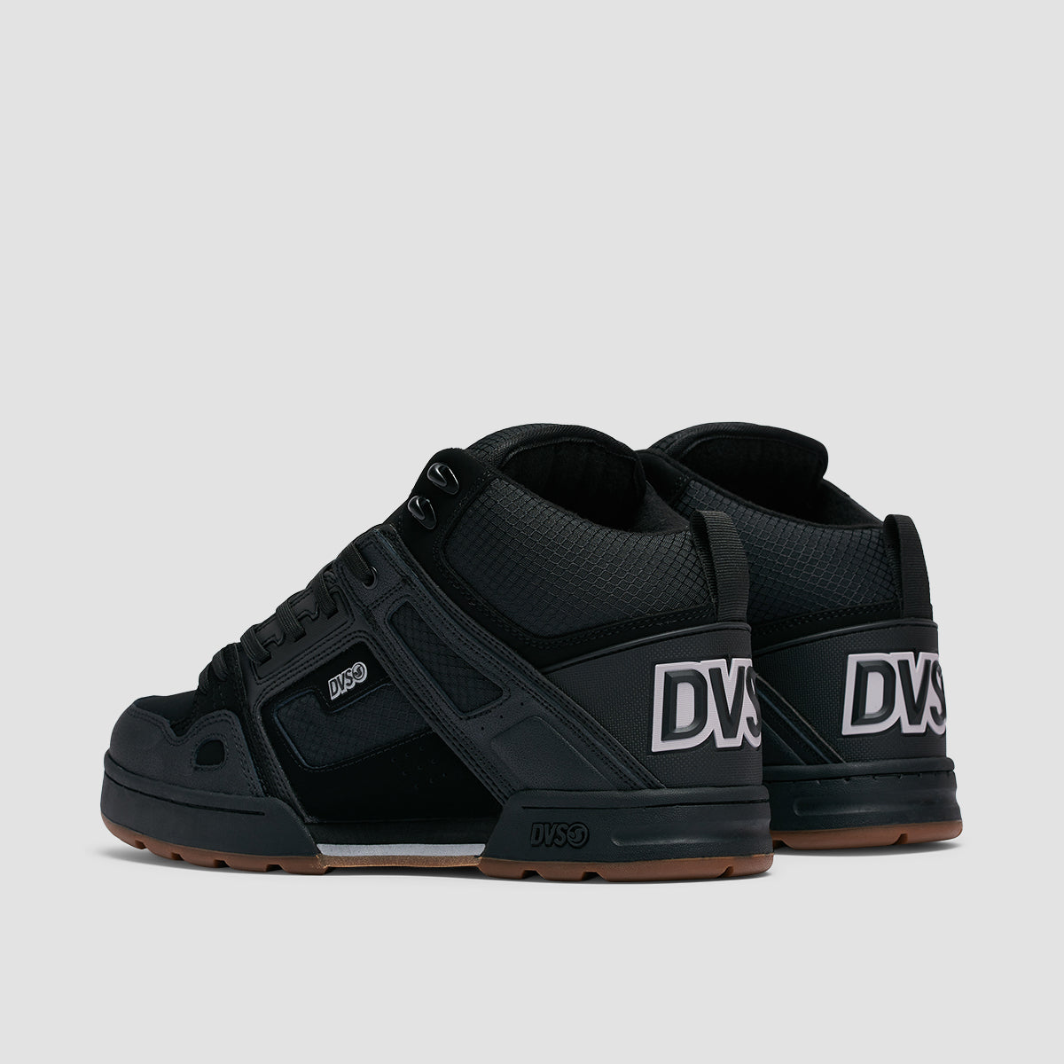DVS Comanche Boots Black/Reflective/Charcoal Nubuck
