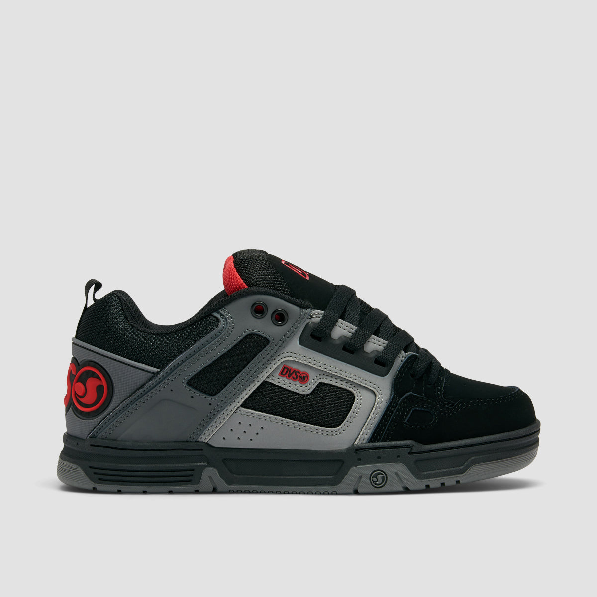 DVS Comanche Shoes - Black/Charcoal/Red Nubuck