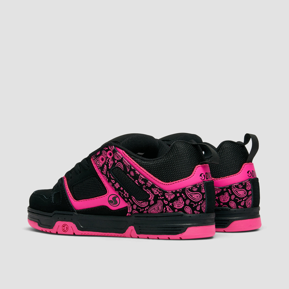 DVS Gambol Shoes - Black/Pink/Black Nubuck - Womens