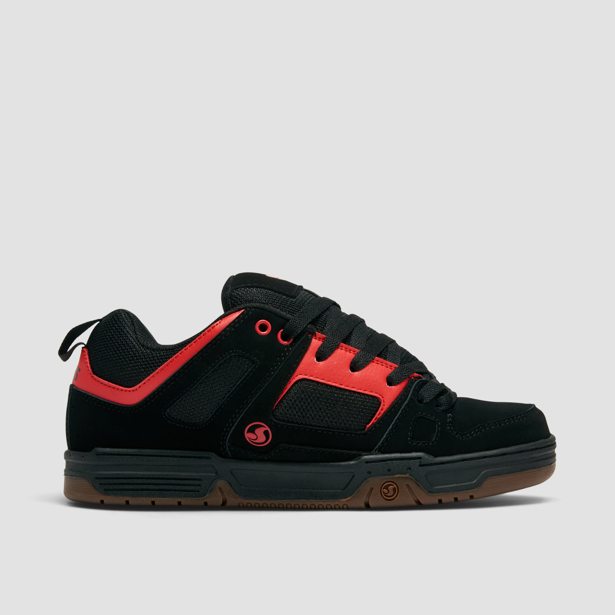 DVS Gambol Shoes - Black/Red/Gum Nubuck