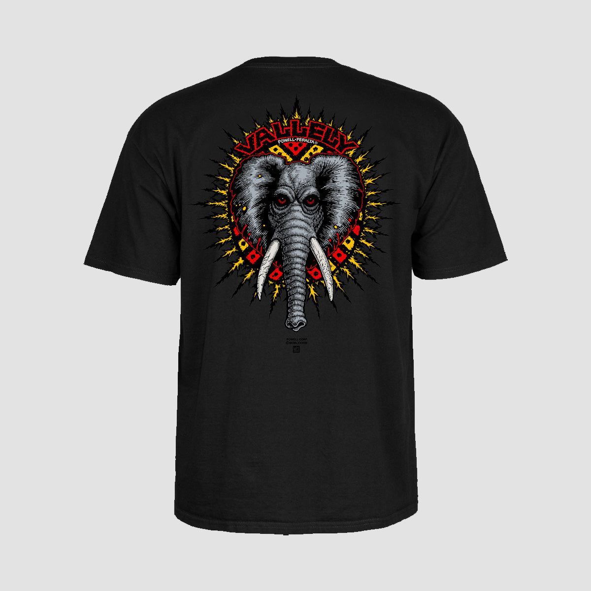 Powell Peralta Mike Vallely Elephant T-Shirt Black