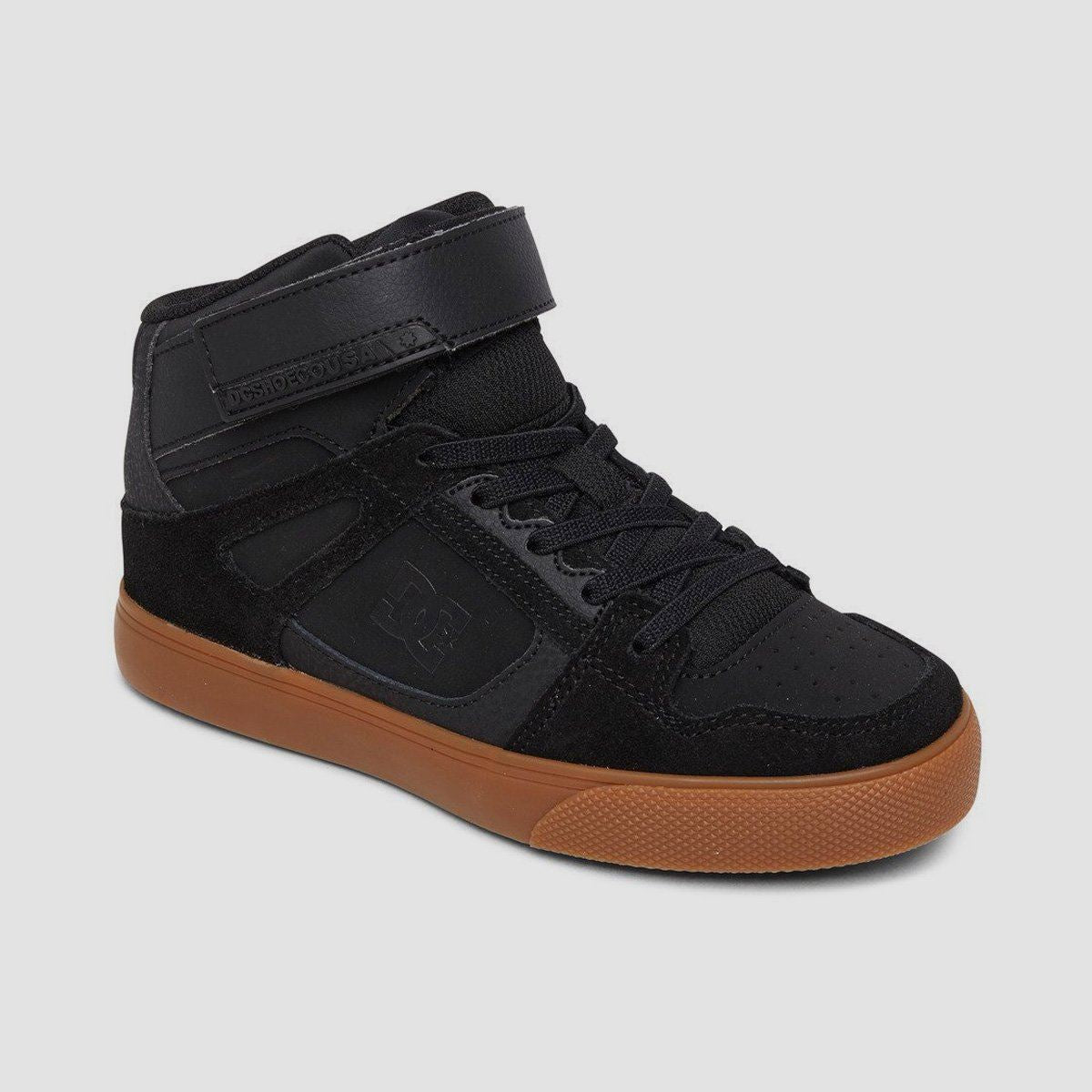 DC Pure High-Top EV Shoes - Black/Gum - Kids