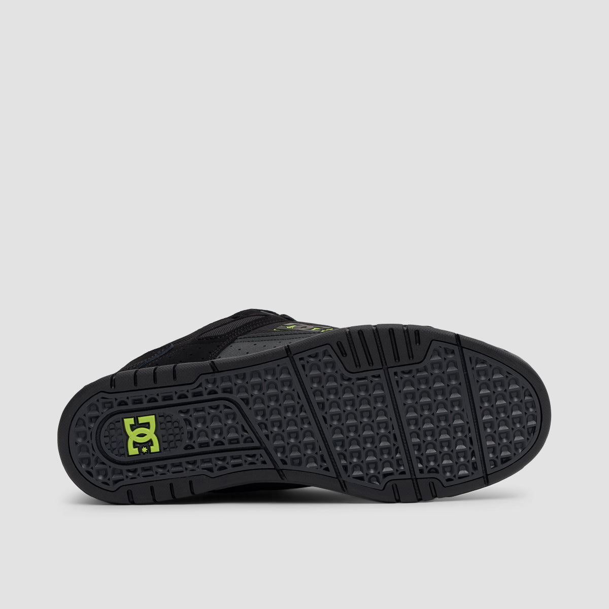 DC Stag Shoes - Black/Lime Green