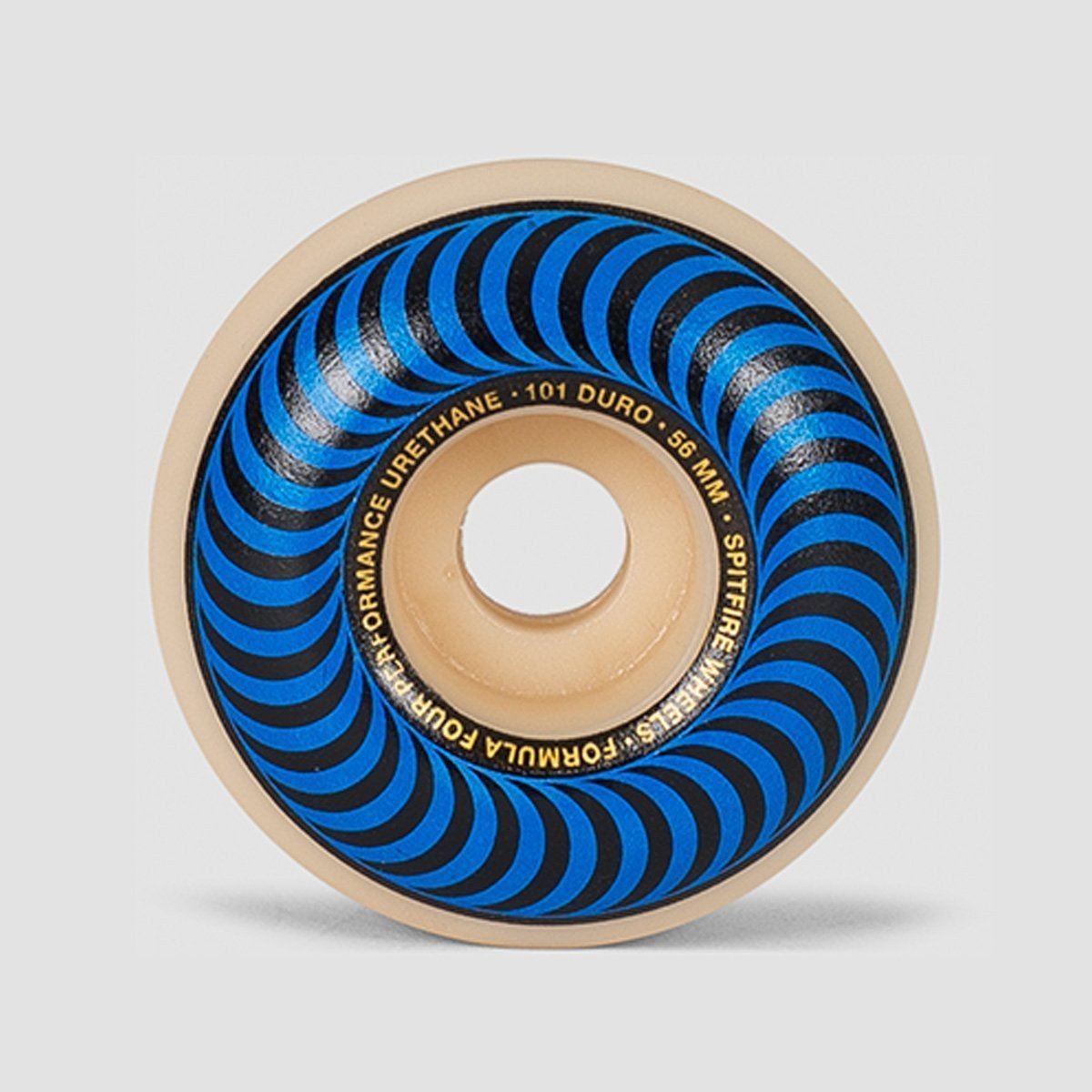 Spitfire Formula Four Classic 101DU Skateboard Wheels Natural/Blue 56mm