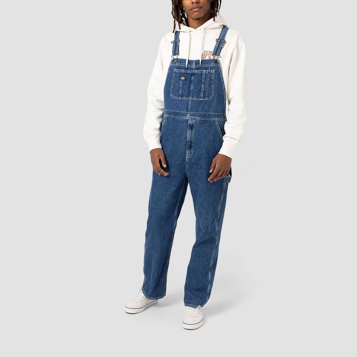DICKIES CLASSIC DENIM BIB CLASSIC BLUE