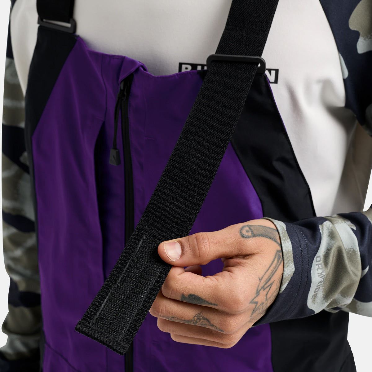 Burton Reserve GORE-TEX 2L Snow Bib Pants Prism Violet/True Black