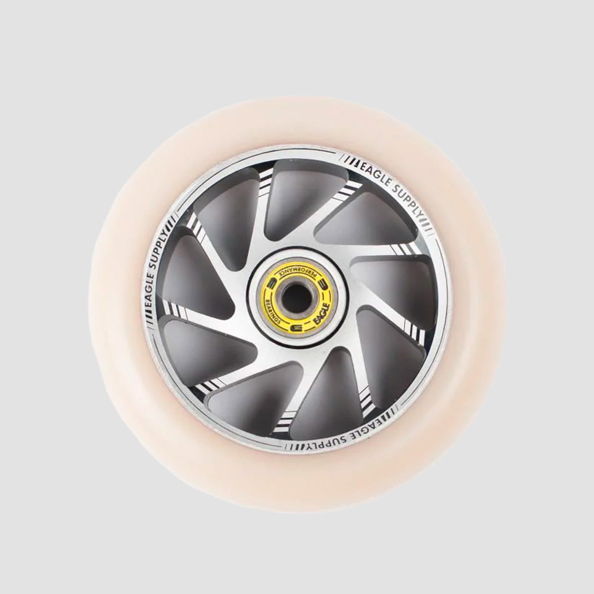 Eagle Supply Radix Team Core Scooter Wheel x1 Silver/Gum 115mm