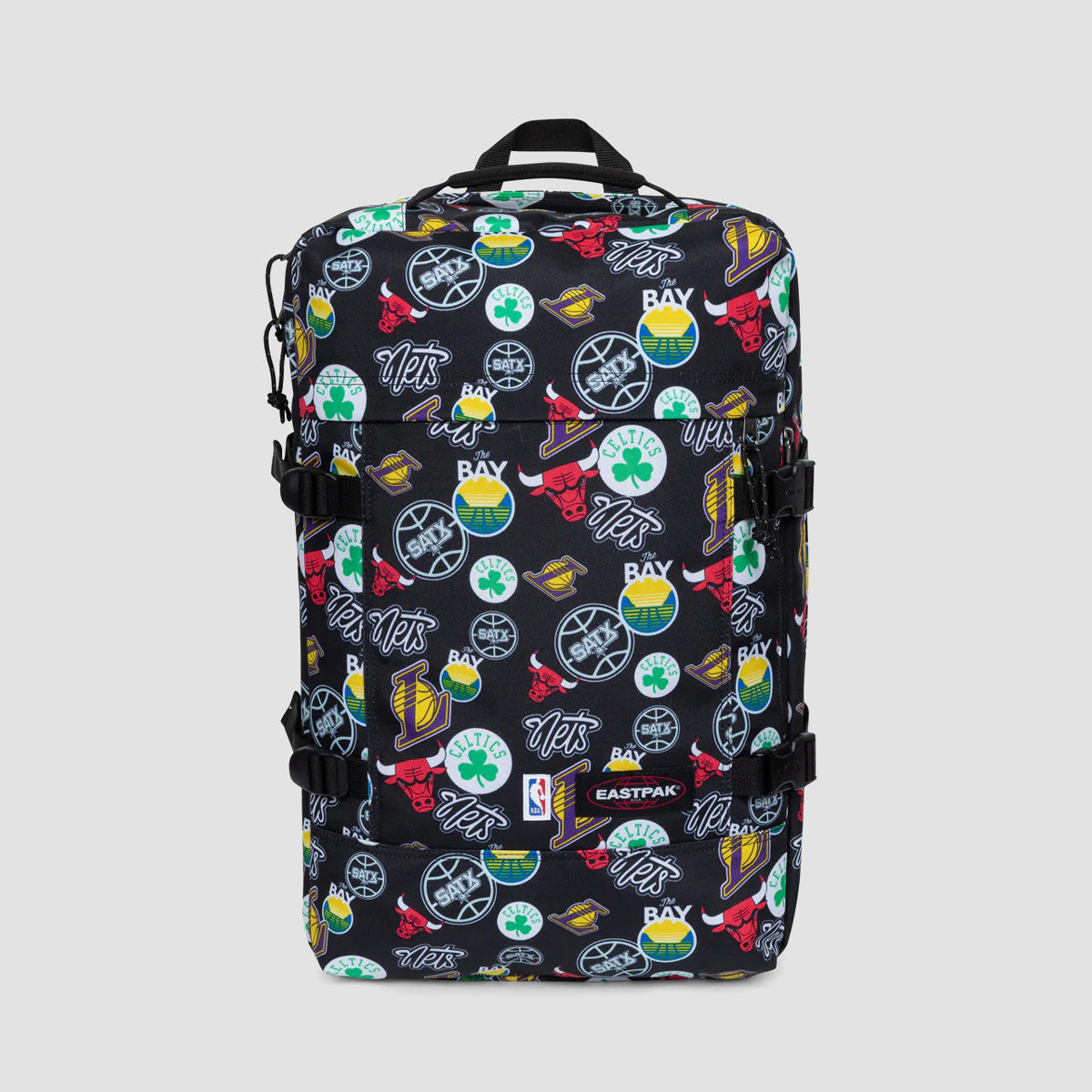 Eastpak Travelpack 42L Cabin Bag Backpack NBA Team Pattern