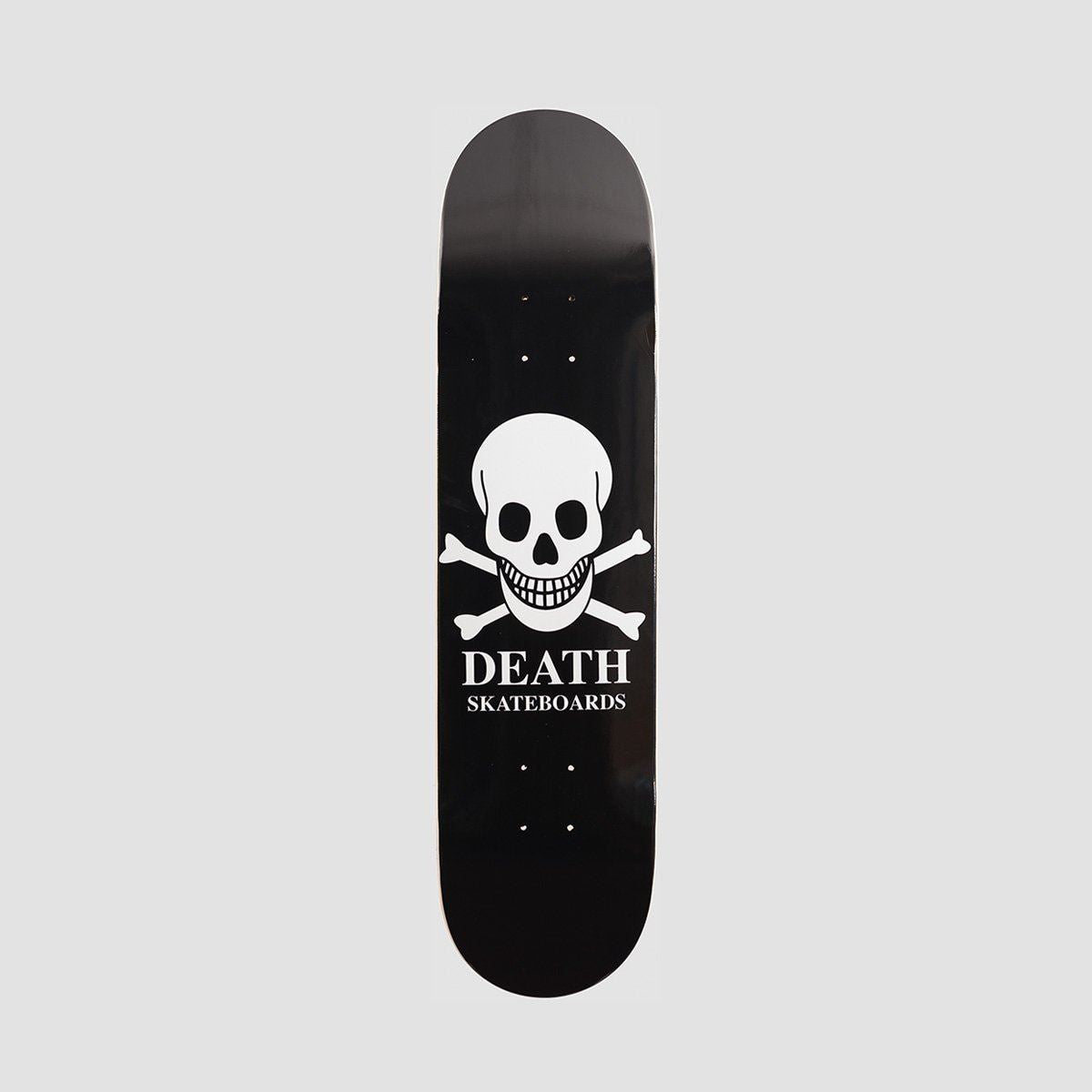 Death OG Skull Skateboard Deck Black - 7.75"