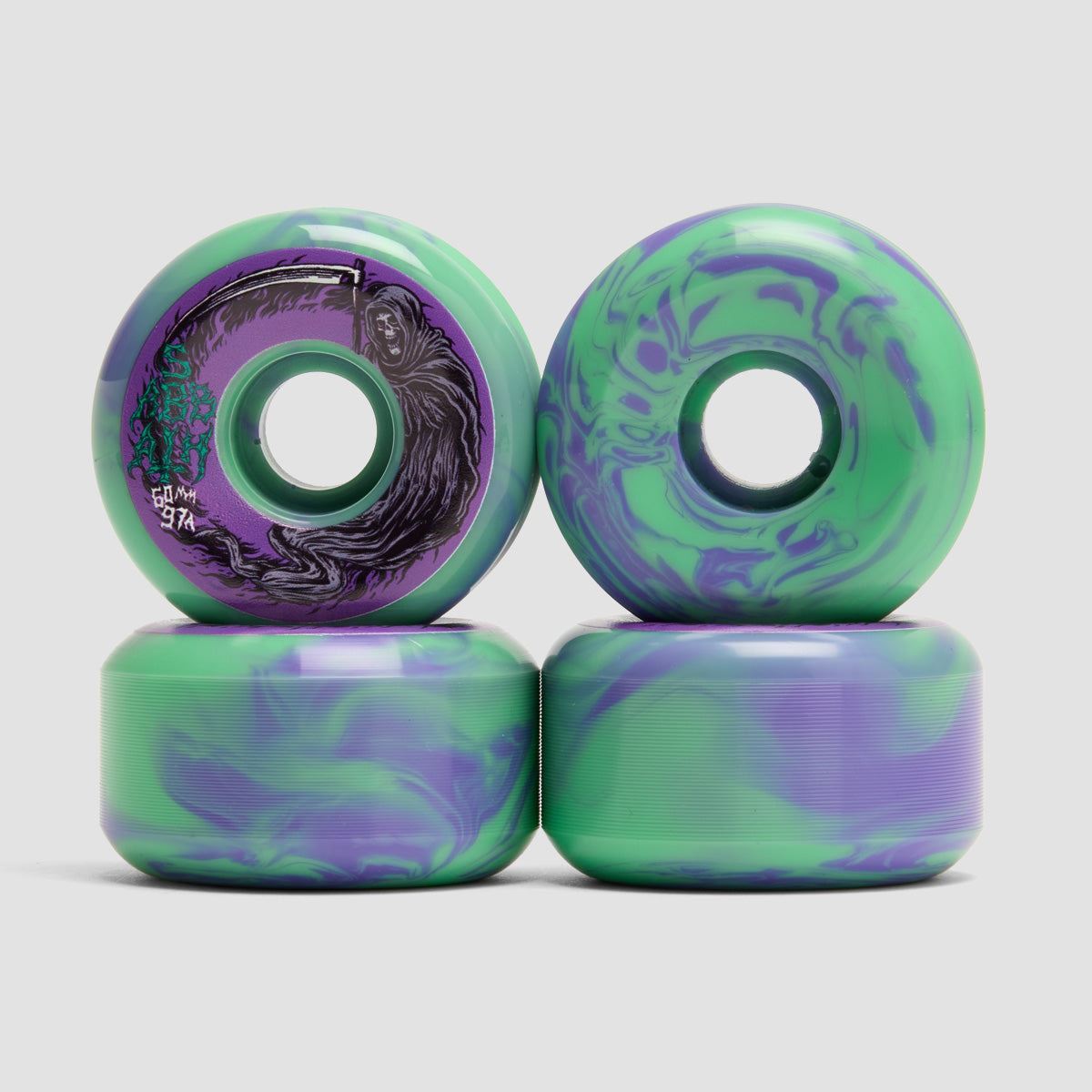 Sabbath Death Wizard Conical Devil's Formula 97A Skateboard Wheels 60mm