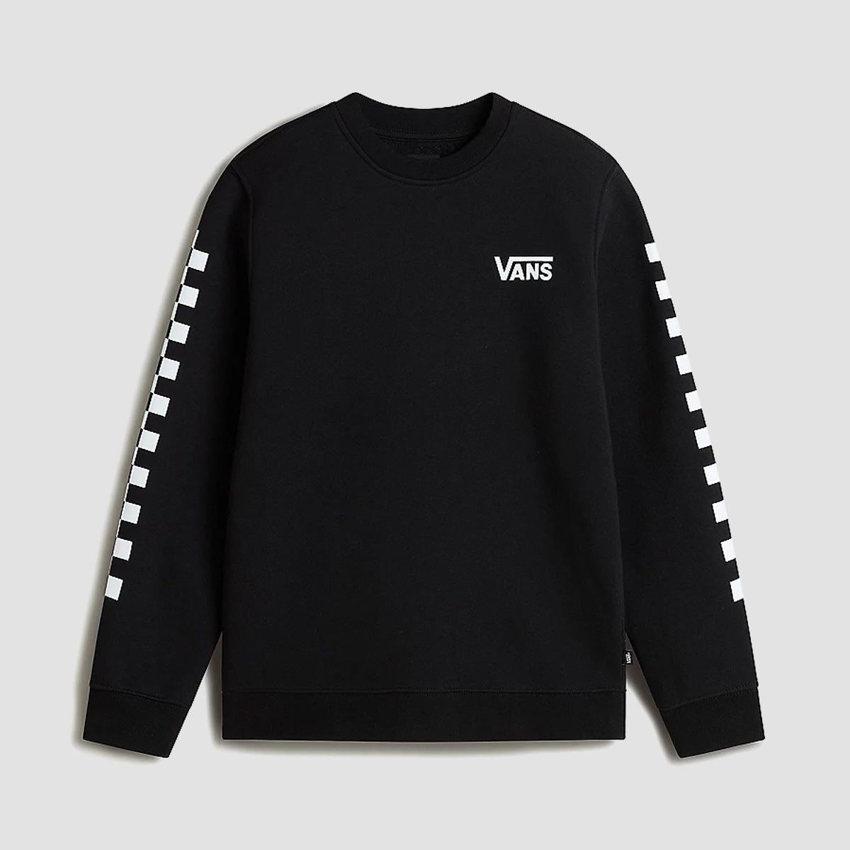 Vans Exposition Check Crew Sweatshirt Black Kids