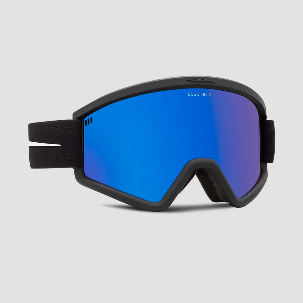 Electric Hex Snow Goggles Matte Black/Blue Chrome With Bonus Lense