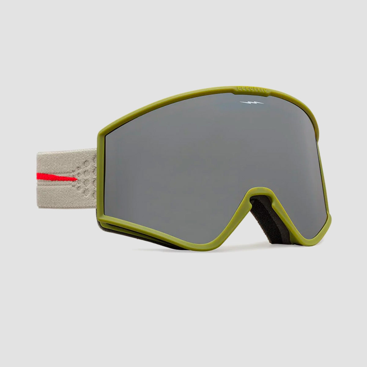 Electric Kleveland Snow Goggles Matte Evergreen/Silver Chrome