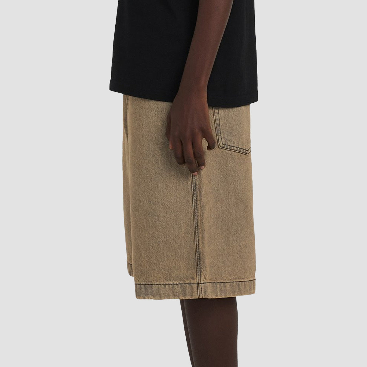 Element 5 Pocket Denim Jort Shorts Brown Tint