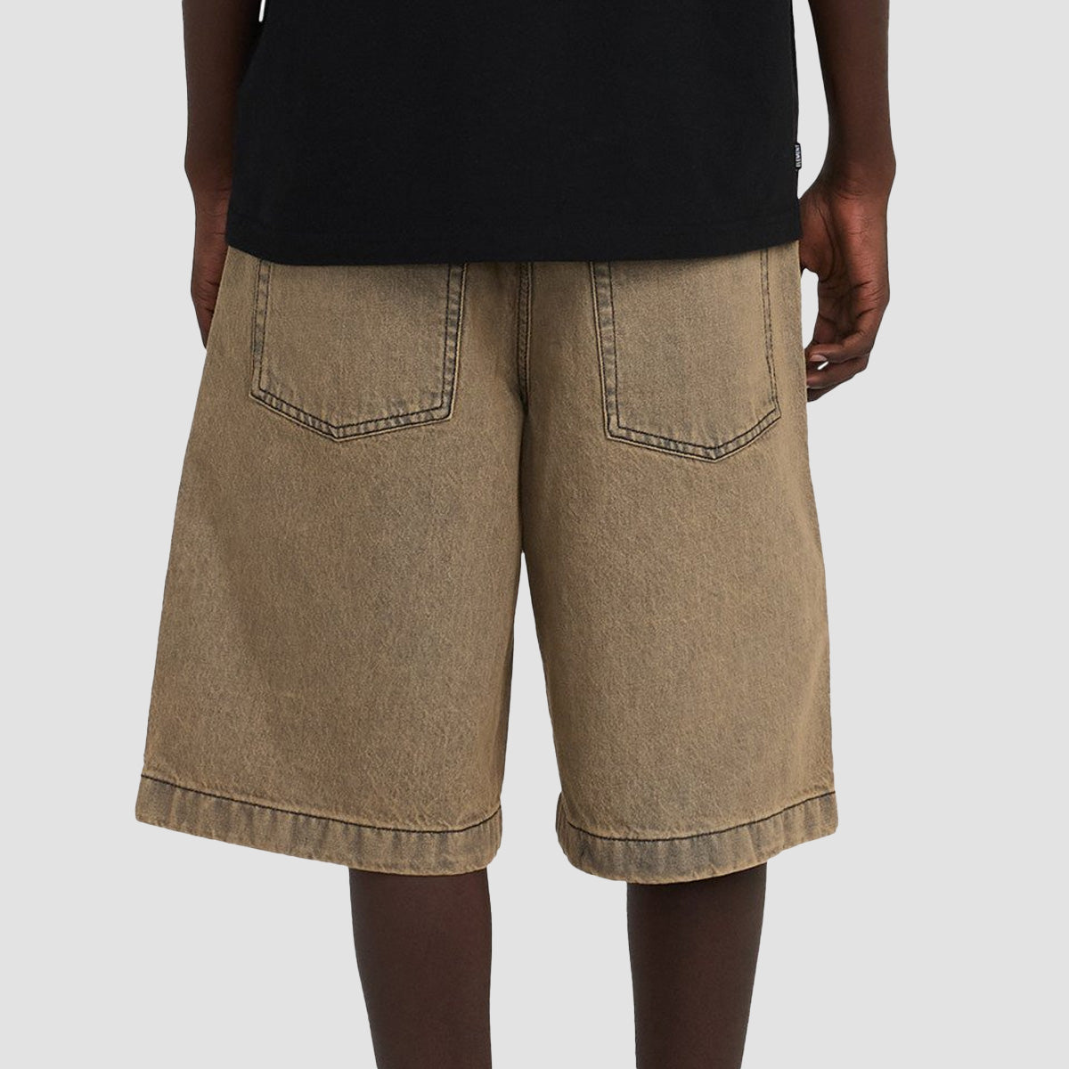 Element 5 Pocket Denim Jort Shorts Brown Tint
