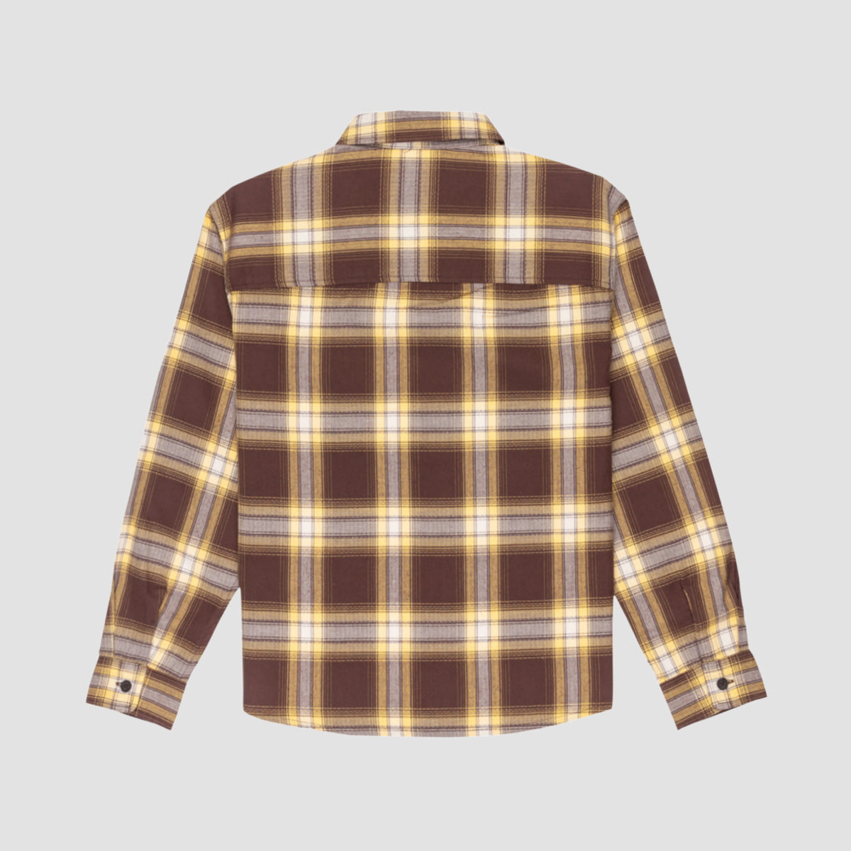 Element All Season 1Pkt Longsleeve Shirt Java/Cornsilk Plaid - Kids