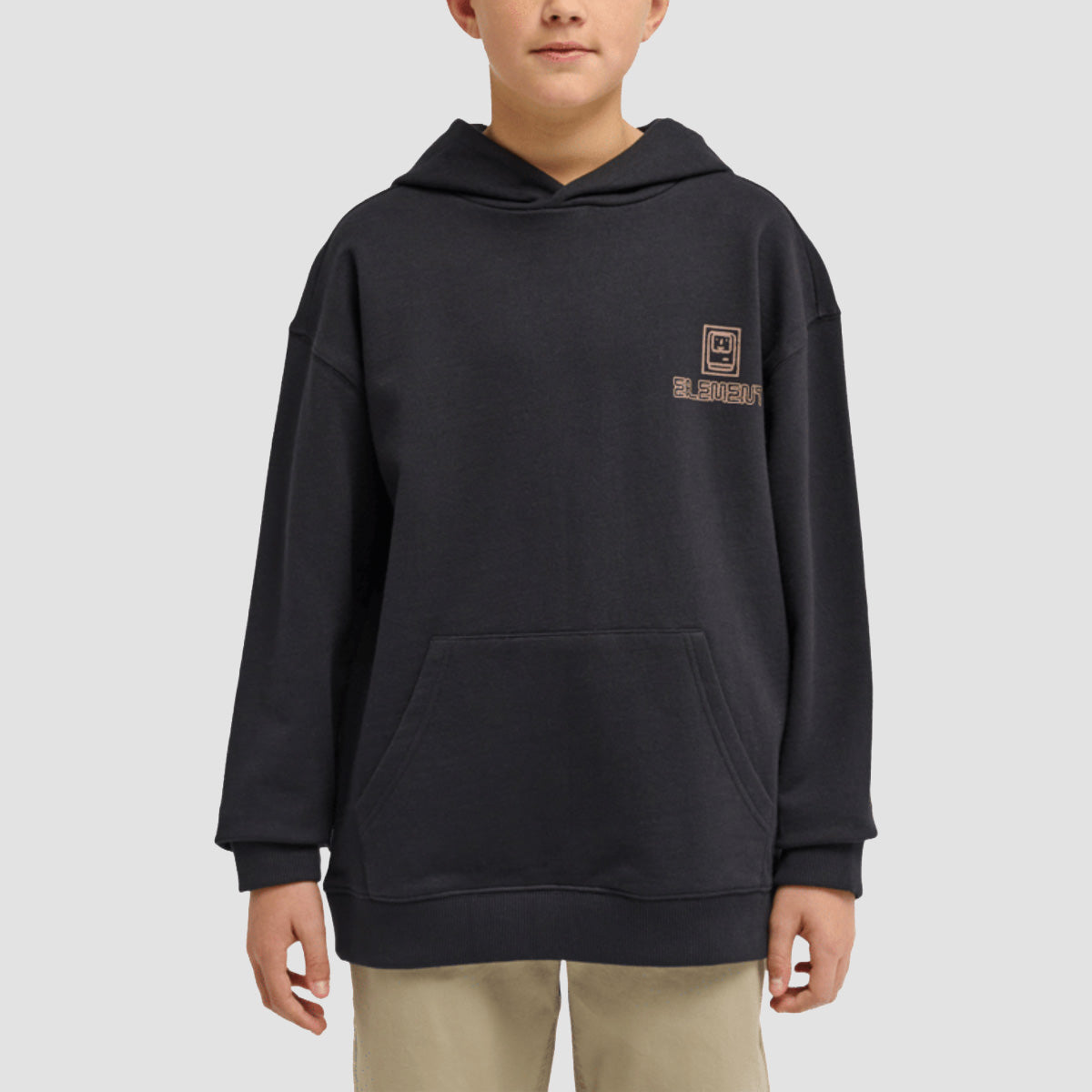 Element Inner Workings Pullover Hoodie Flint Black - Kids
