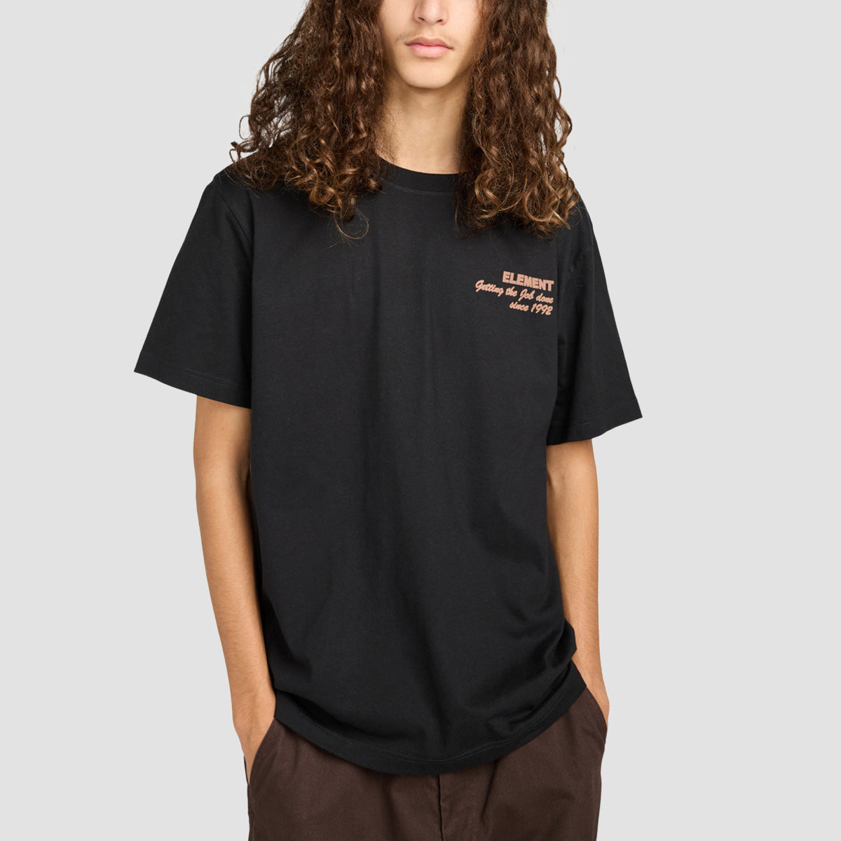 Element Job Done T-Shirt Flint Black