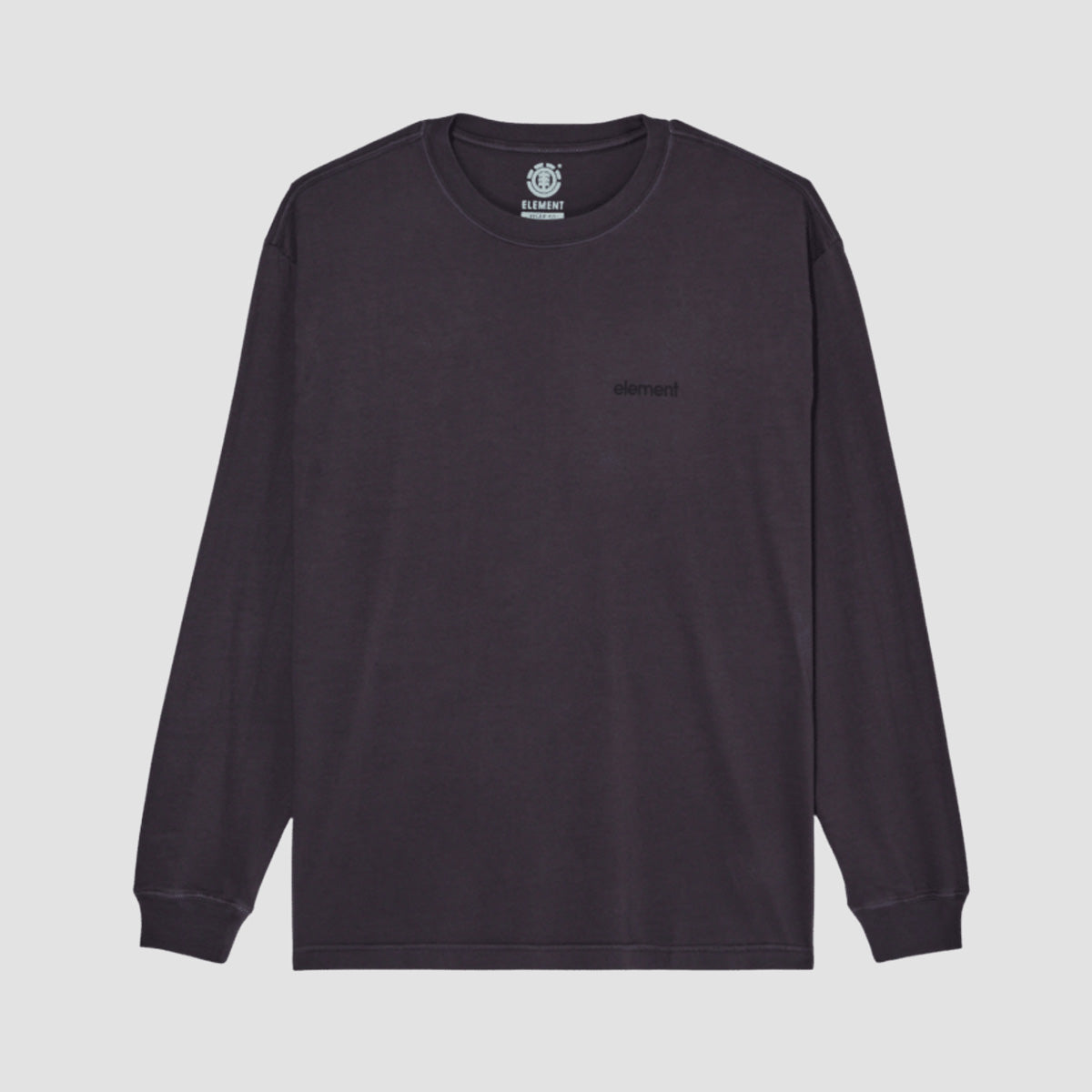 Element Lowcase Pigment Longsleeve T-Shirt Off Black