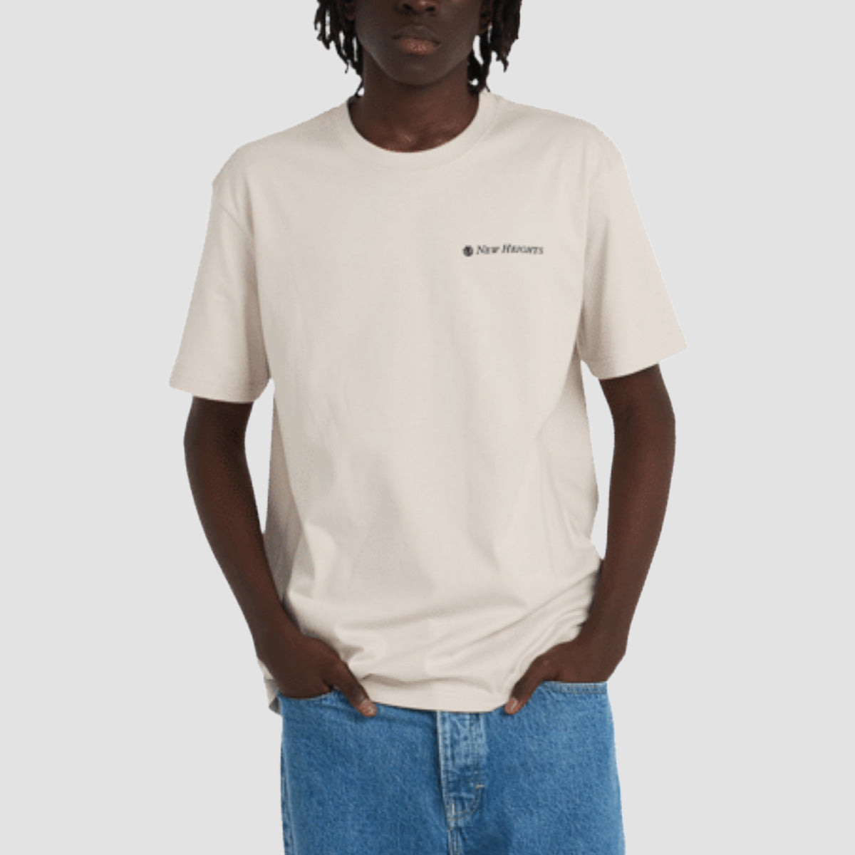 Element New Heights T-Shirt Oat Milk