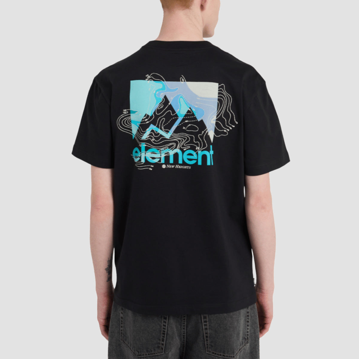 Element New Heights T-Shirt Off Black
