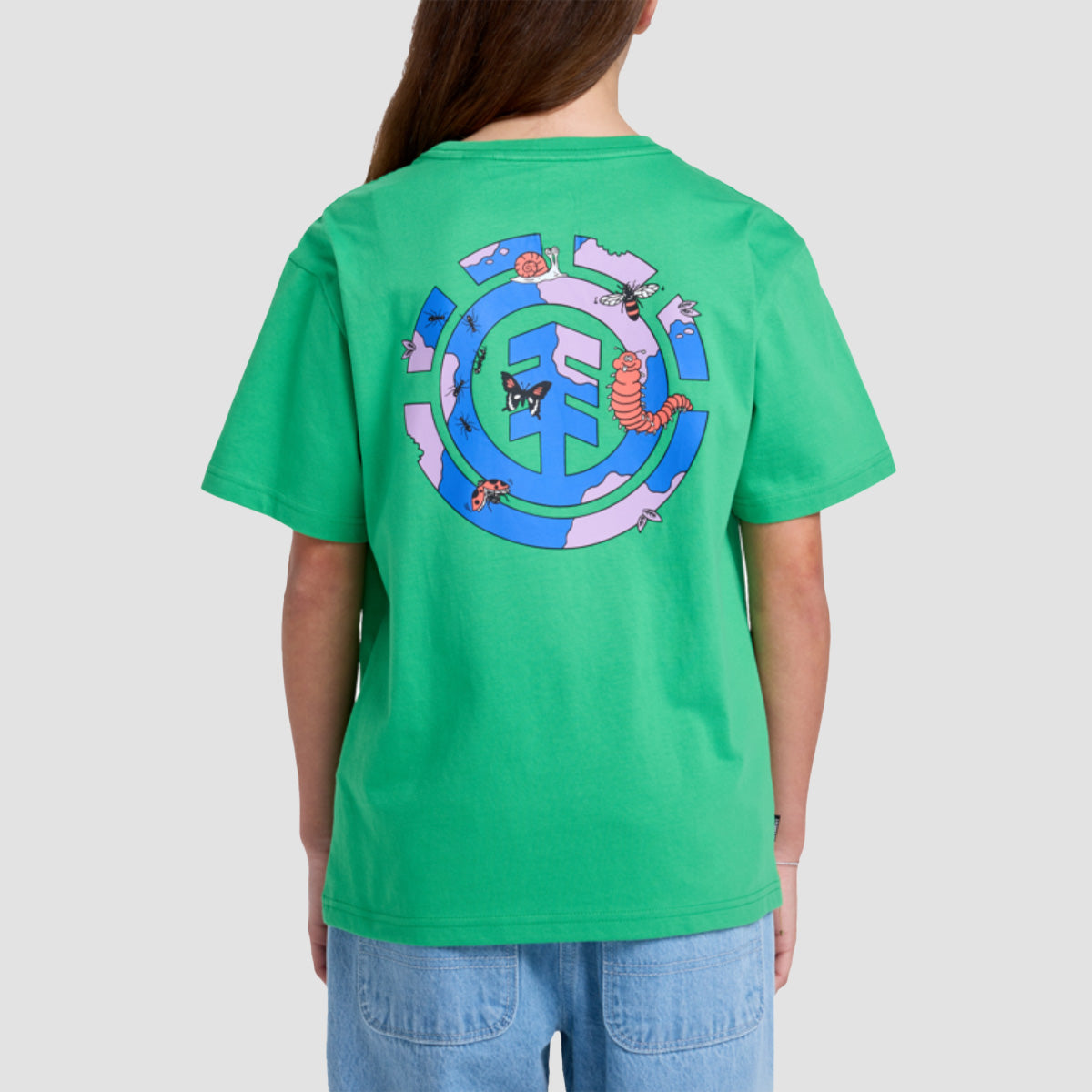 Element New World T-Shirt Kelly Green - Kids