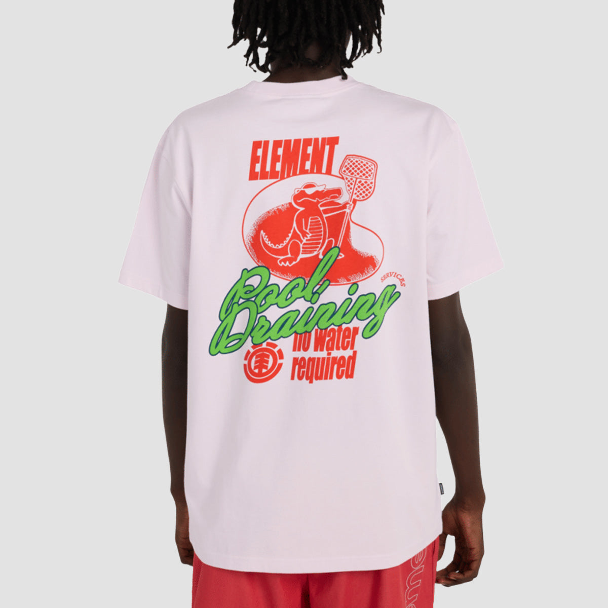 Element Pool Draining T-Shirt Light Lilac