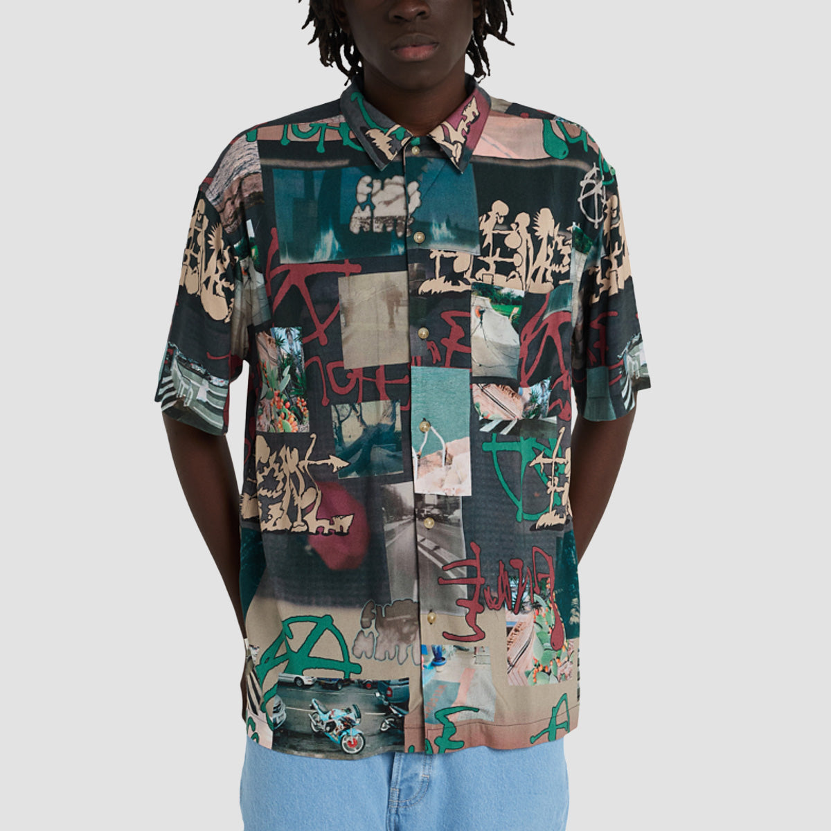 Element Relax Resort Short Sleeve Shirt Scenes