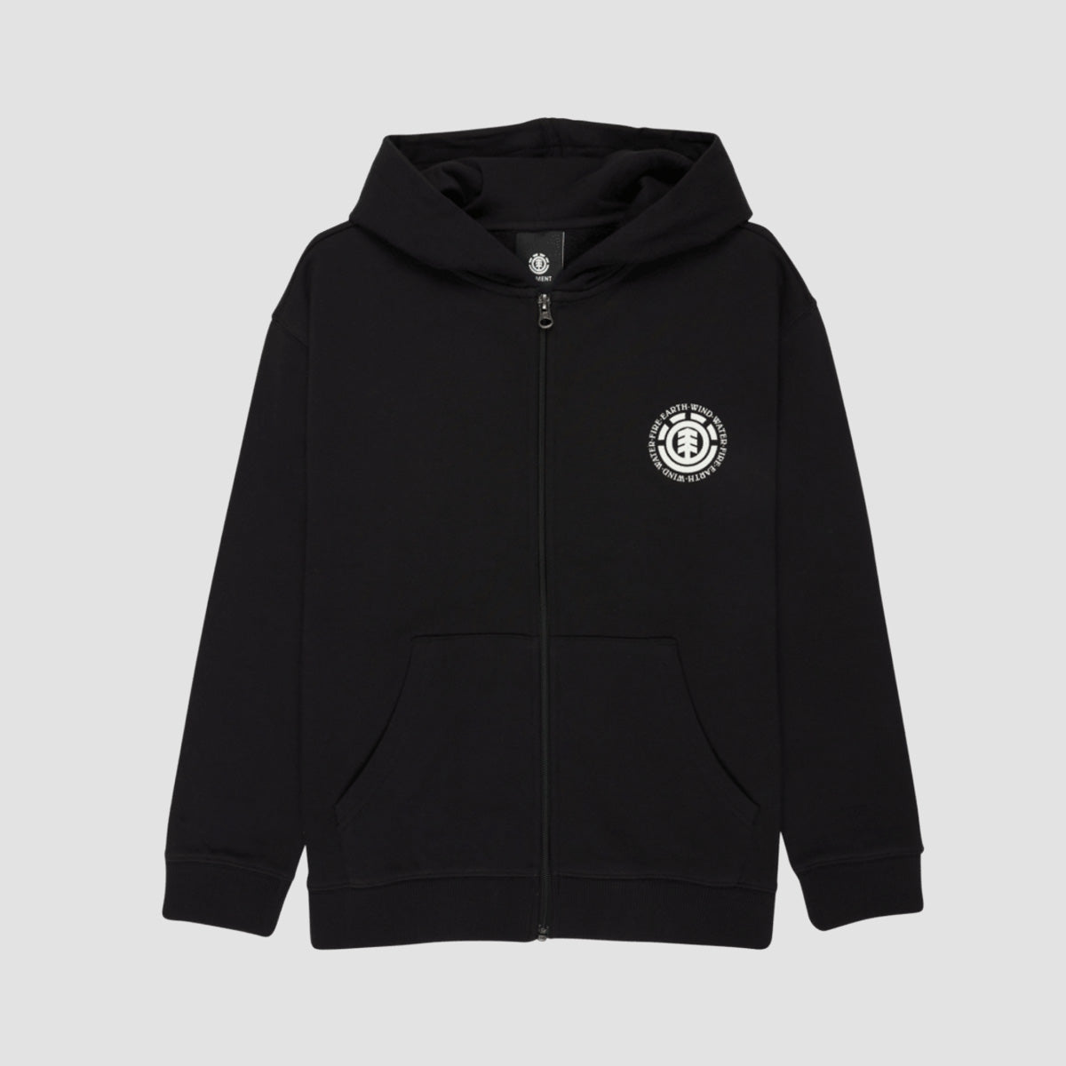 Element Seal BP Zip Hoodie Flint Black - Kids