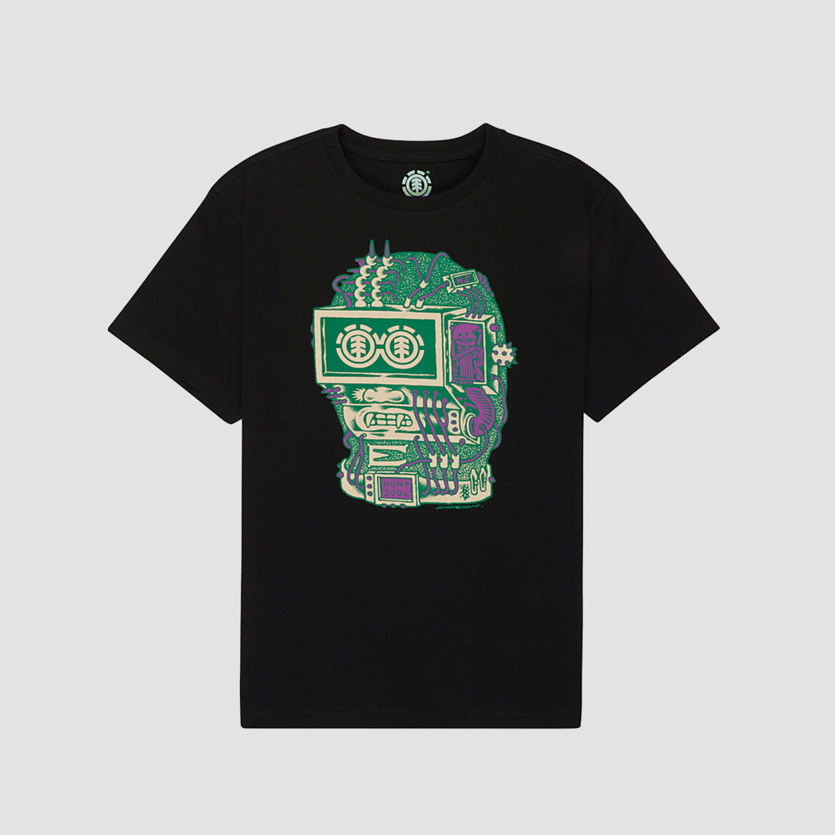 Element Shine T-Shirt Flint Black - Kids