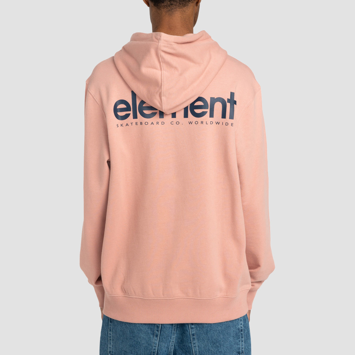 Element Simple Logo Pullover Hoodie Misty Rose