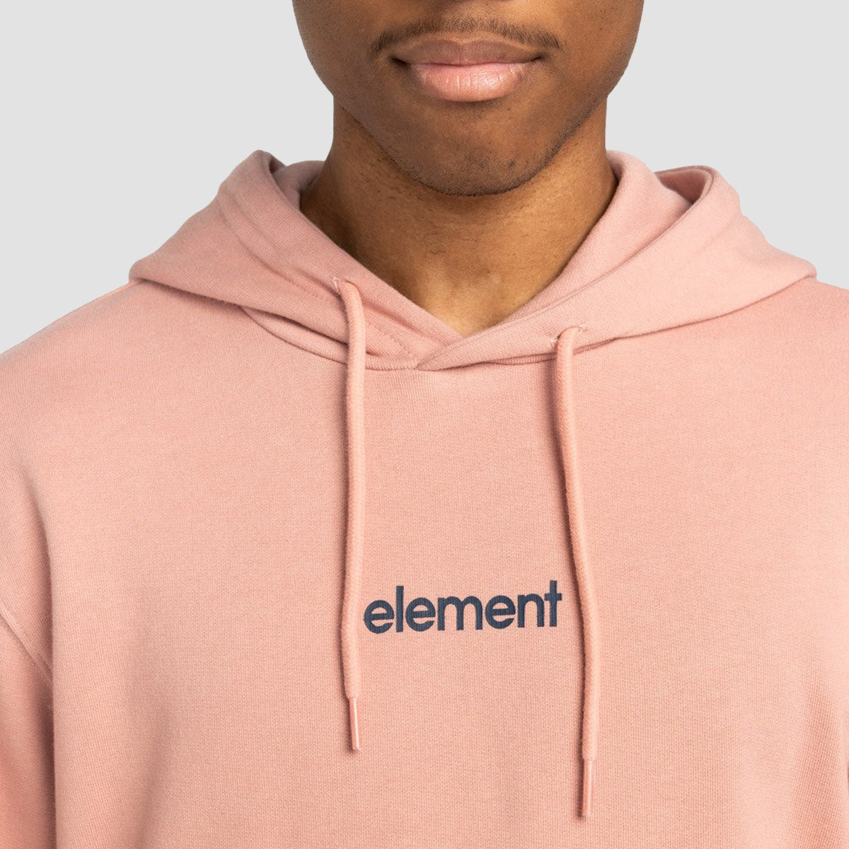 Element Simple Logo Pullover Hoodie Misty Rose