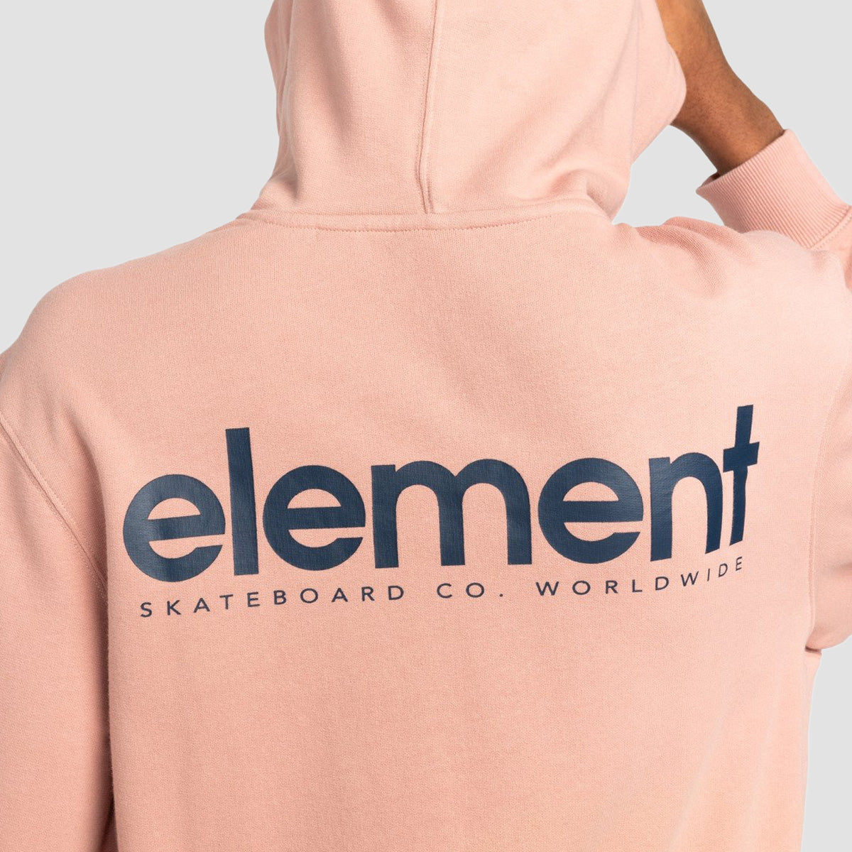 Element Simple Logo Pullover Hoodie Misty Rose