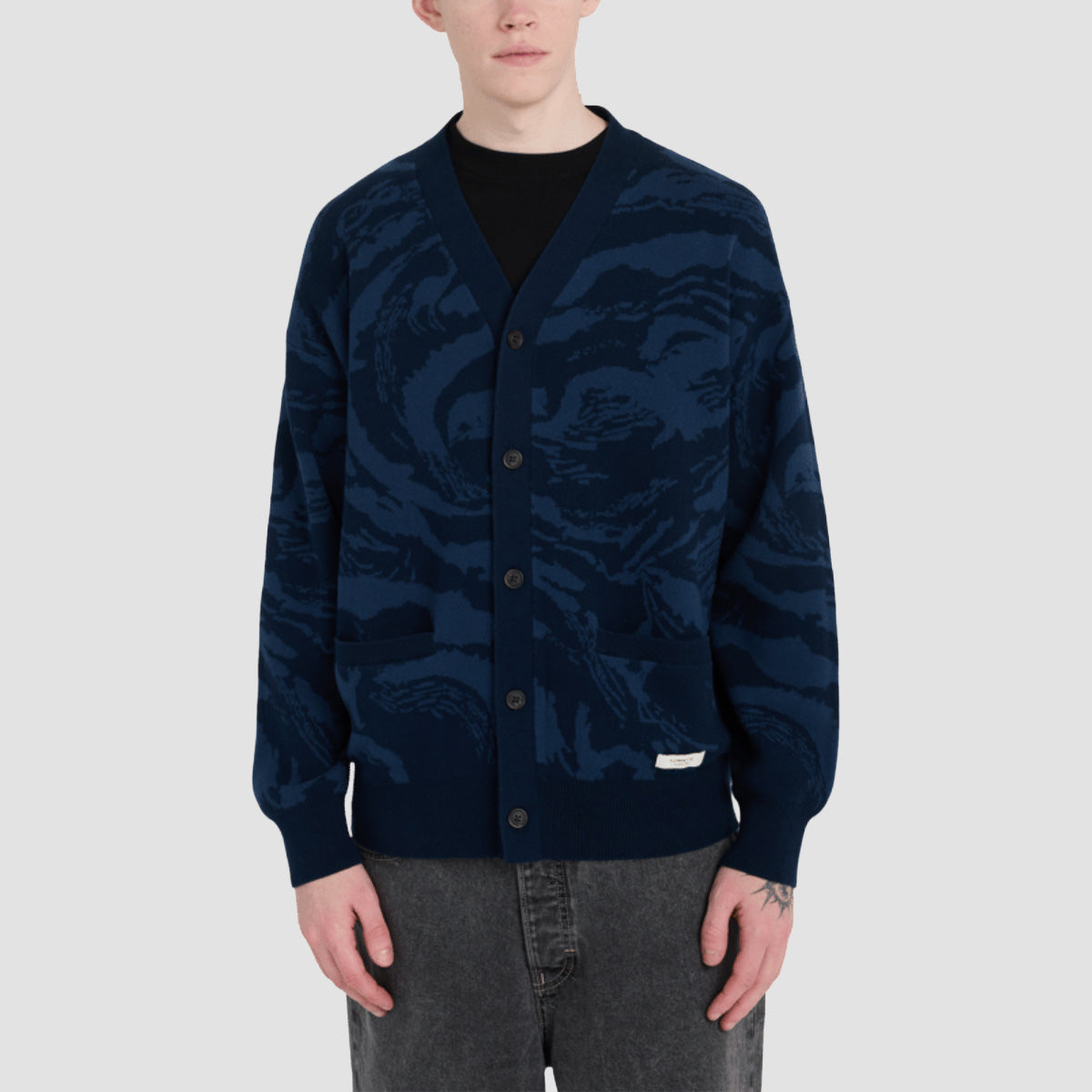 Element Spirit Camo Cardigan Spirit Camo Blue