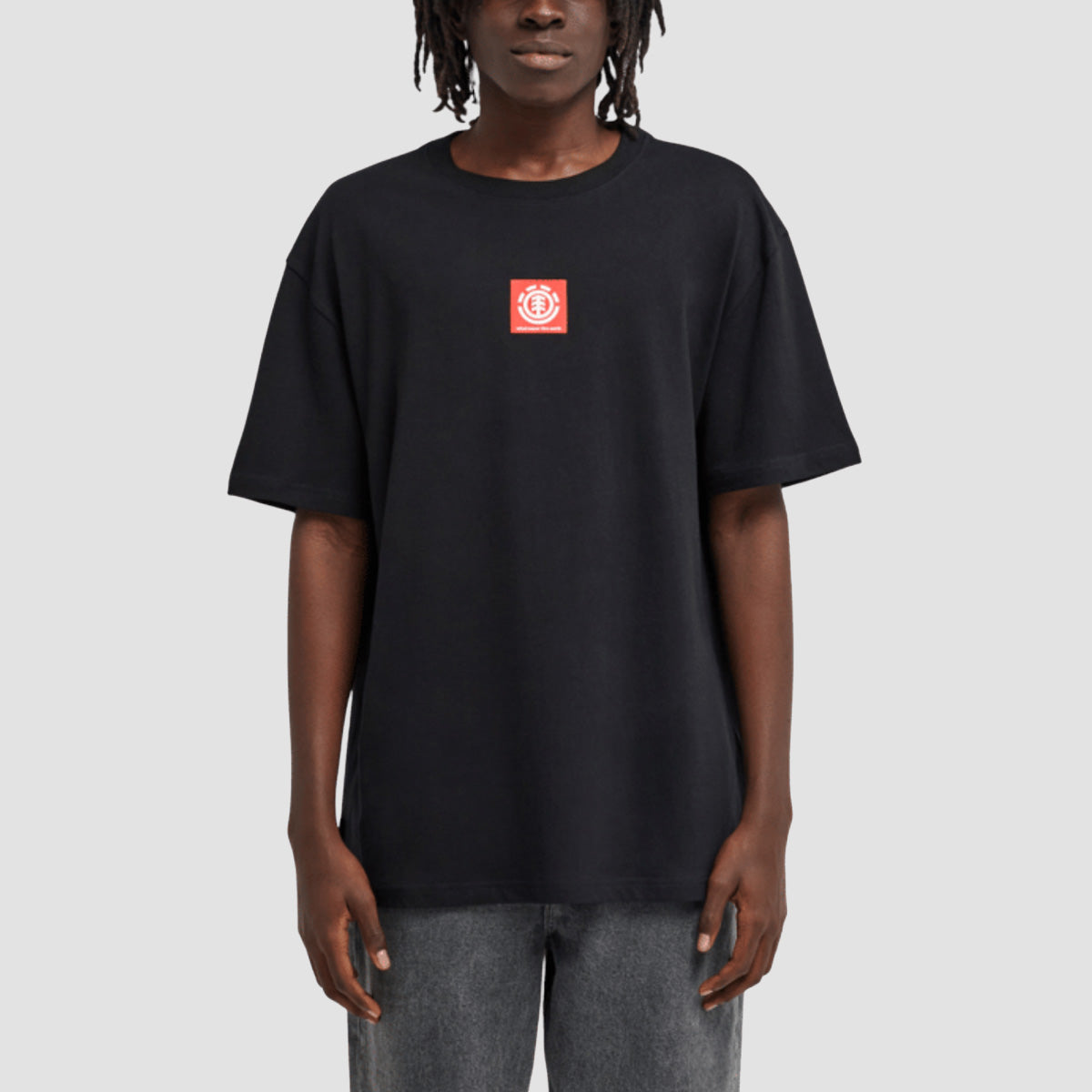 Element Square Logo T-Shirt Flint Black