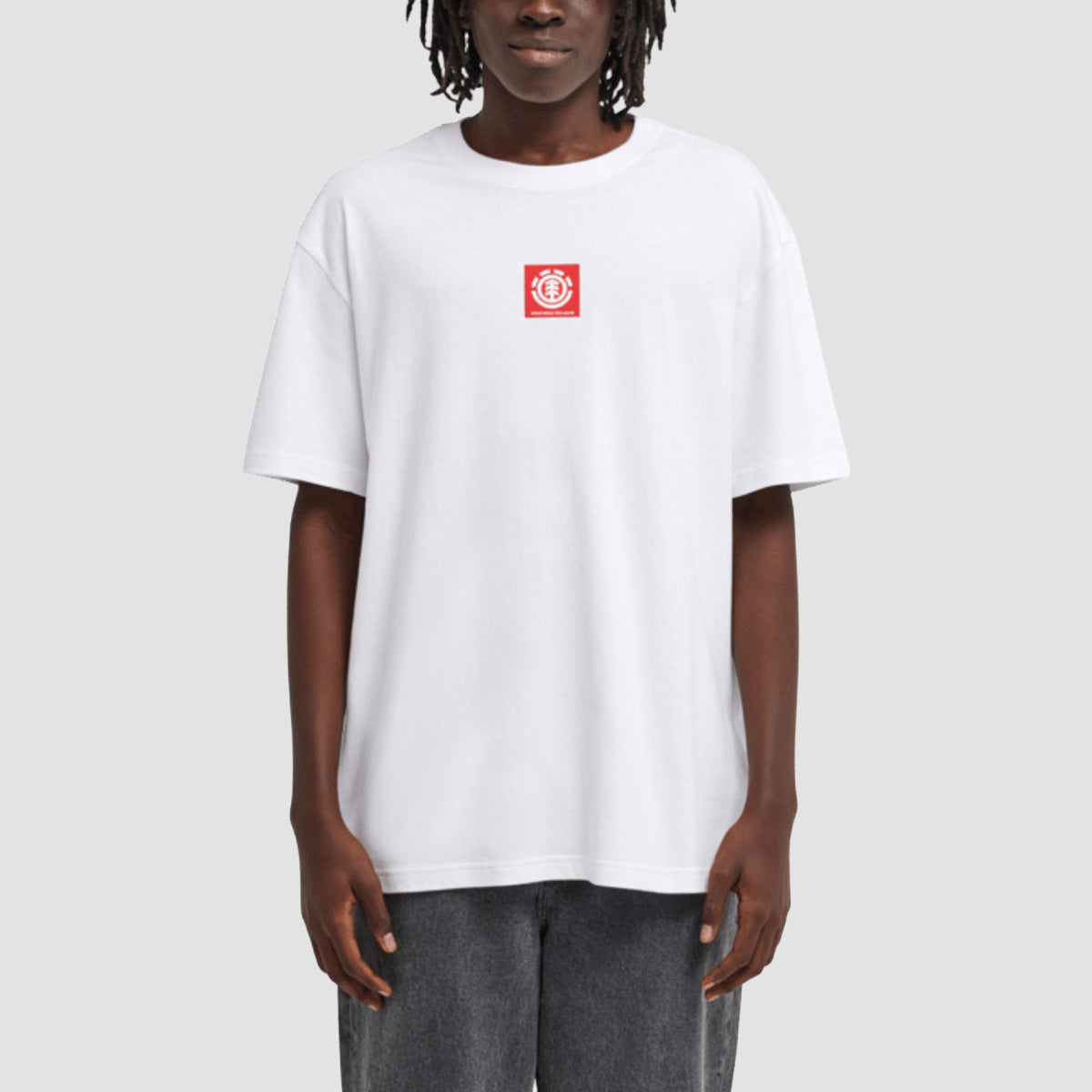 Element Square Logo T-Shirt Optic White