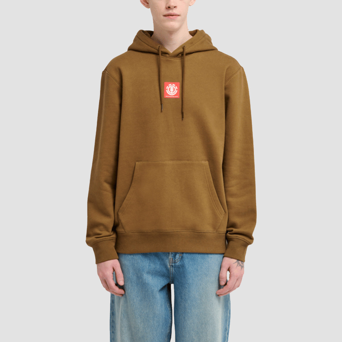 Element Square Pullover Hoodie Sepia