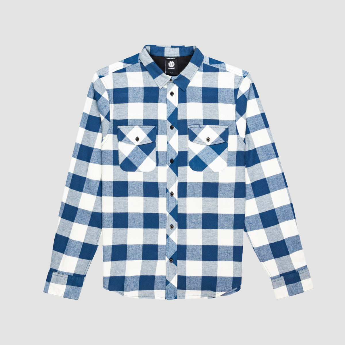 Element Tacoma Longsleeve Flannel Shirt Moonlit Ocean - Kids