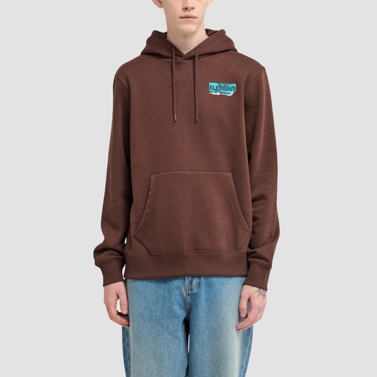 Element Torn Pullover Hoodie Java