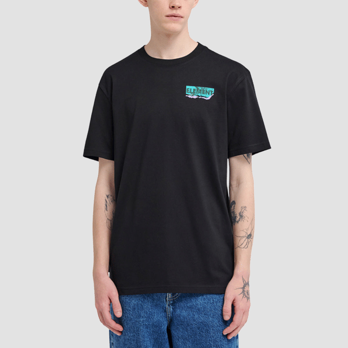 Element Torn T-Shirt Flint Black