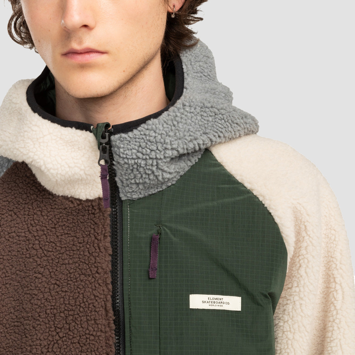 Element Wolfe Reversible Sherpa Jacket Multicolor
