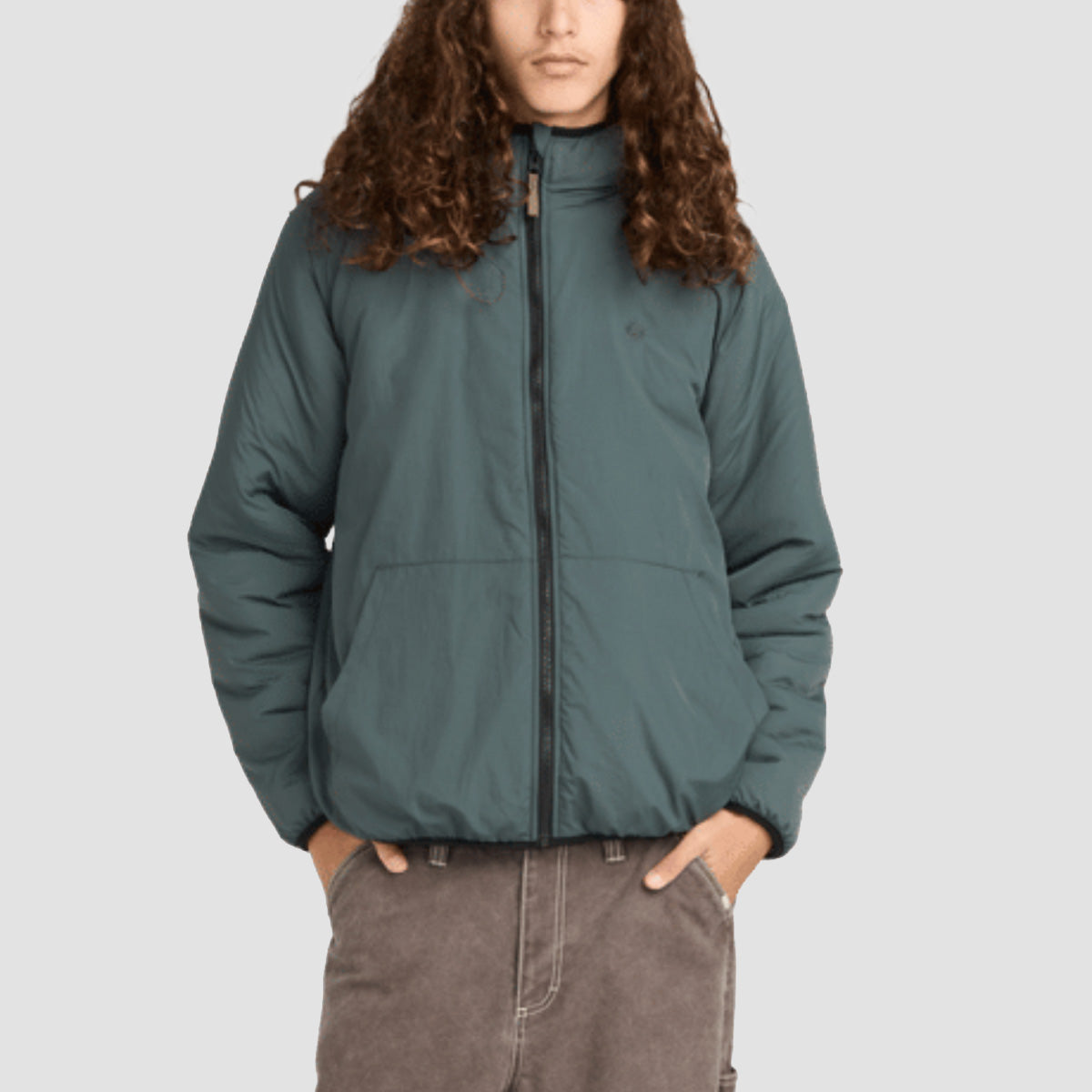 Element Wolfe Reversible Sherpa Jacket Oat Milk